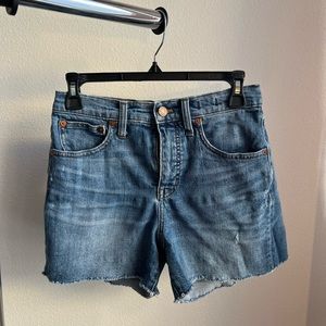 Madewell High-Rise Denim Shorts